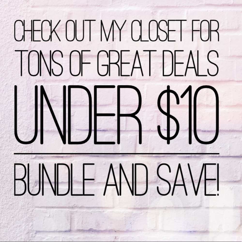 Check out my closet for tons of great deals!